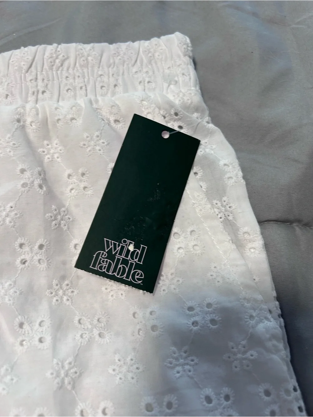 Wild Fable White Eyelet Lace Lounge Sleep Shorts Size XXL